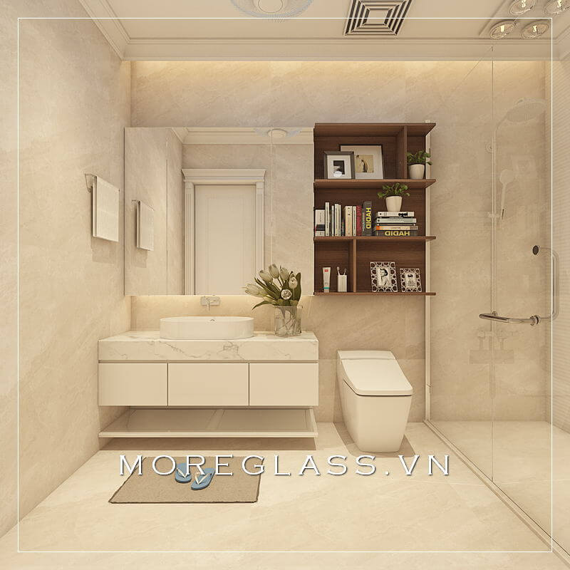 Thiết kế nội thất phòng tắm chung cư